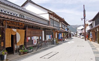 勝山の街並み